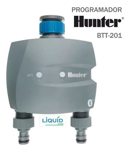 Programador De Riego Hunter De Canilla Con Bluetooth Btt 201