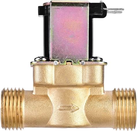 1 2 Dc 24v Normally Closed Brass Electric Solenoid Magnetic Solenoid Valve For