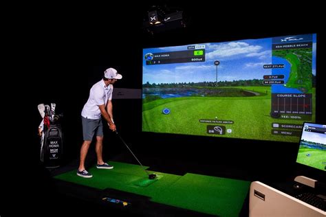 New 7,000 square foot golf simulator lounge, with kitchen and bar ...