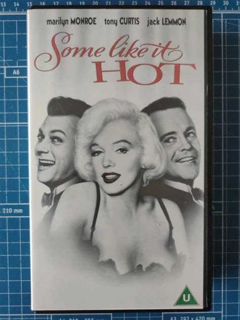 BILLY WILDER S SOME Like It Hot Marilyn Monroe Tony Curtis PAL VHS PicClick UK