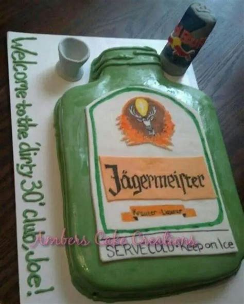 Jager bomb birthday cake