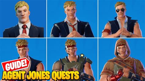 Fortnite Complete Agent Jones Guide How To Unlock All Agent Jones