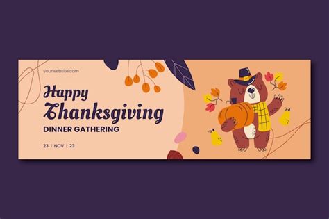 Page 4 | Thanksgiving Banner Layout Ideas - Free Vectors & PSDs to Download