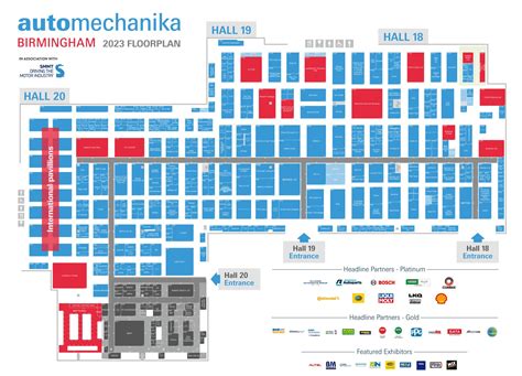 Automechanika Birmingham Release Latest Floor Plan The Garage And Mot