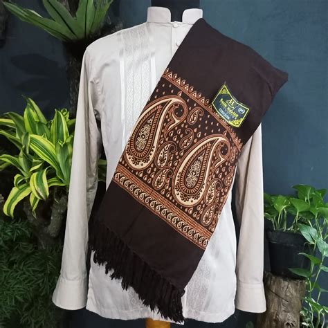 Jual SORBAN PRIA TERBARU MOTIF KASHMIRI SORBAN TEROMPAH SORBAN HABIB