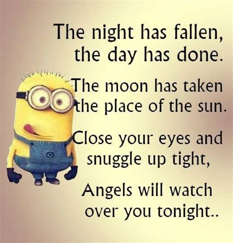 Minions Fans - Timeline Photos | Good night quotes, Funny quotes ...