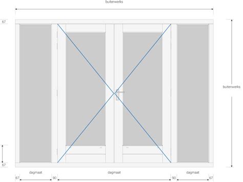 Kozijn Met Dubbele Deur En 2 Zijlichten Kozijnenbesteller