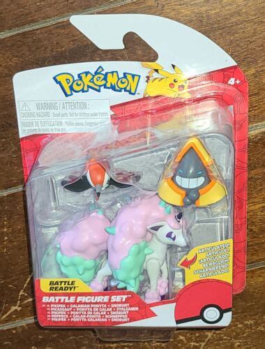 Pokémon Battle Ready Pikipekgalarian Ponytasnorunt Battle Figures