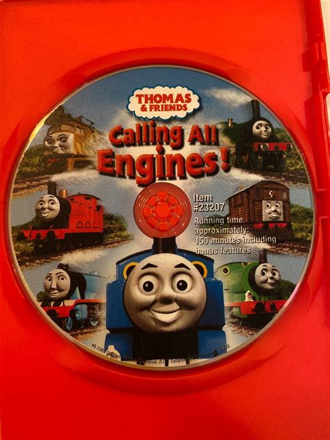 Thomas Friends Calling All Engines Dvd Cover