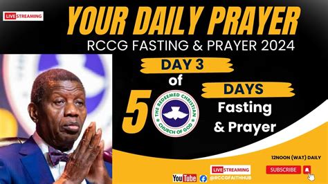 DAY 3 RCCG 50 DAYS Of PRAYER FASTING Pst Olumide Odesanya 13