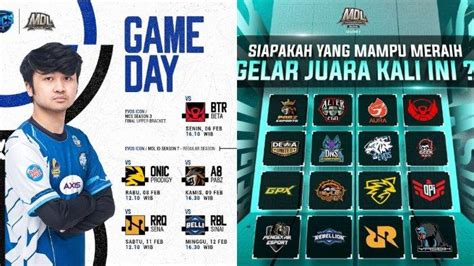 Jadwal Evos Icon Di Mdl Season Catat Tanggal Mainnya Tribunnews