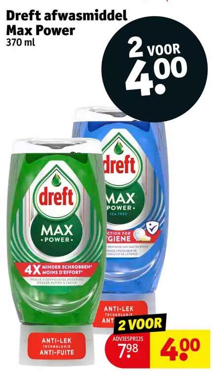 Dreft Afwasmiddel Max Power Aanbieding Bij Kruidvat 1Folders Nl