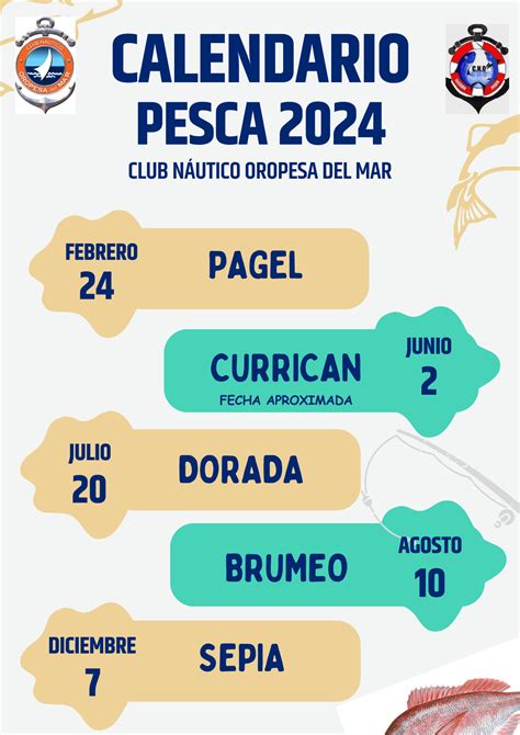 Calendario Pesca Cn Oropesa