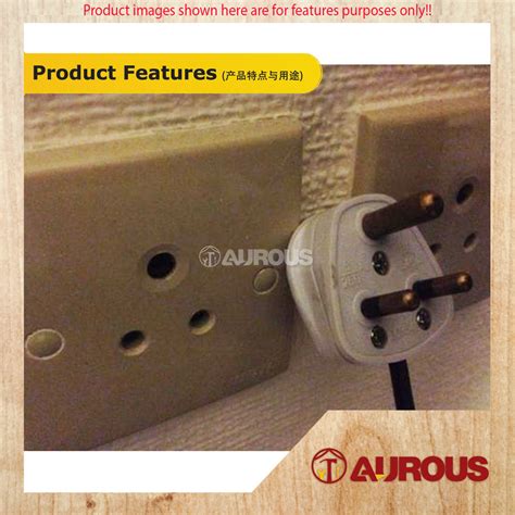 Ums 1 Gang Switch Socket Outlet 1215a6115ss815 15a 250v Round Pin Aurous Hardware Online Store