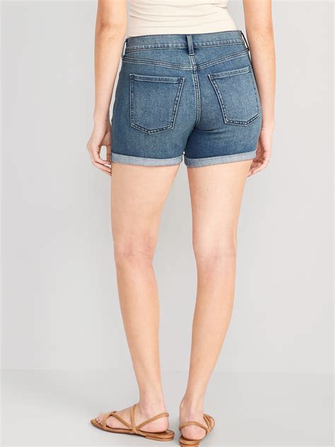 Mid Rise Wow Jean Shorts Inch Inseam Old Navy