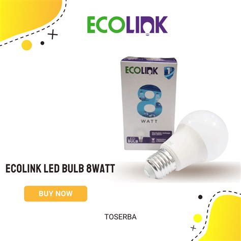 Jual Lampu Led Ecolink Watt K Putih Shopee Indonesia