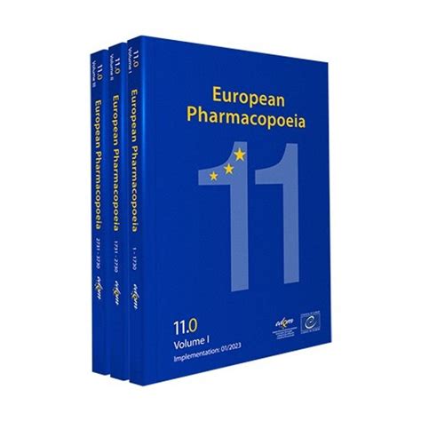 European Pharmacopoeia Ph Eur Th Edition Volumes Set