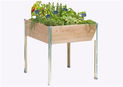 Carr Potager Sur Lev En Bois Made In France Mon Petit Potager