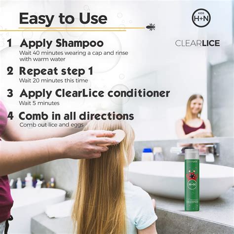 Clearlice Oz Hair Lice Treatment Shampoo Natural Effective One