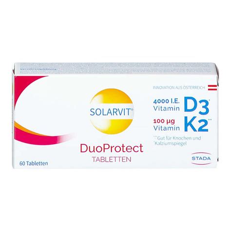 Solarvit D3 K2 DuoProtect Tabletten 60 Stk Online Kaufen