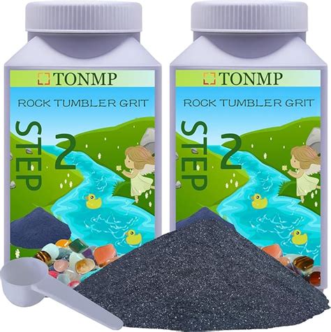 Amazon Tonmp 6 LBS Step 2 220 Grit Rock Tumbler Grit Silicon