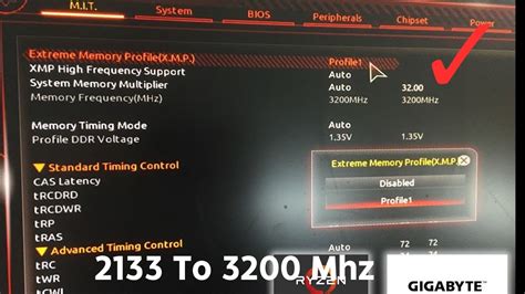 How To Enable XMP Profile For 3200MHz On Gigabyte B450M Motherboard