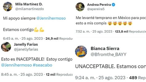 “se Acabó” Jugadoras De Liga Mx Femenil Expresan Su Apoyo A Jennifer