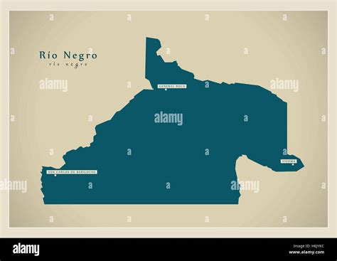 Rio negro map hi-res stock photography and images - Alamy