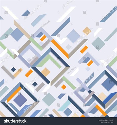 Wallpaper Art Geometric Pattern Design Stock Vector (Royalty Free ...