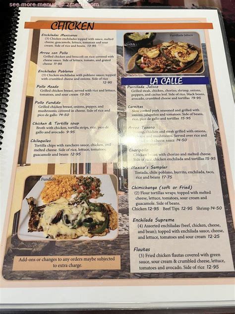 Online Menu Of Mexico Mexican Restaurant Restaurant Greensboro North