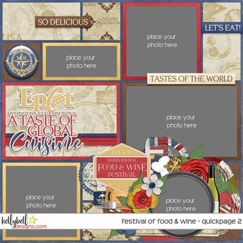 Festival Of Food & Wine Quickpage 2 - Kellybell Designs