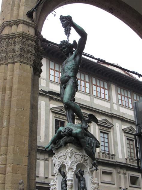 Perseus Met Hoofd Van De Medusa Benvenuto Cellini Signoria Vierkant