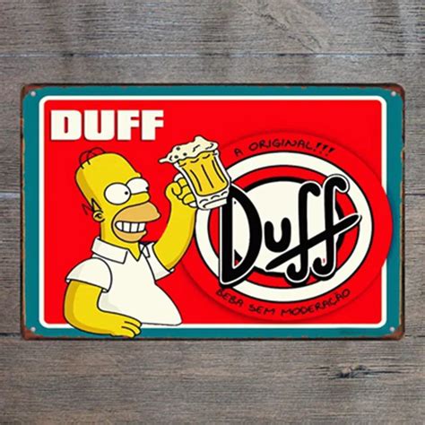 Aliexpress.com : Buy 30x20cm Simpson With Beer Vintage Home Decor Tin Sign Wall Decor Metal Sign ...