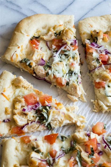 Garlic Chicken Dijon Pizza Recipe Girl