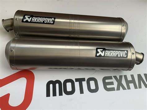 Ktm Adventure S R Akrapovic Tintanium Twin End Can Exhaust