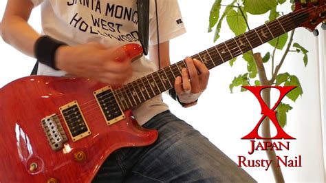 X Japan Rusty Nail Guitar Cover Youtube