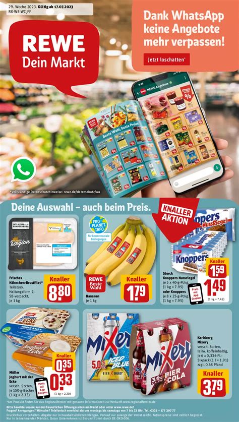 Aktueller Prospekt Rewe Prospekte Von Bis Eprospekt