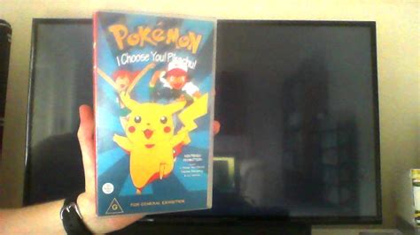 Pokemon I Choose You Pikachu Vhs Australia Youtube