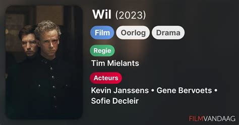 Alle acteurs in Wil (film, 2023) - FilmVandaag.nl