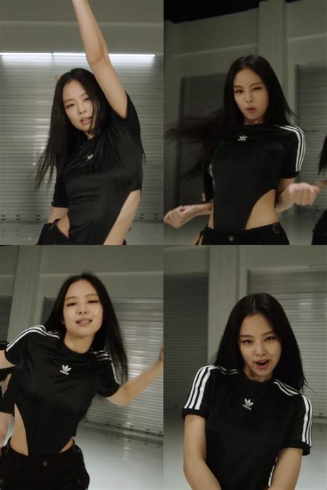 BLACKPINK Jennie Stunning Black Outfit Pose