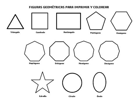 Figuras Geometricas Para Imprimir Y Colorear Instituto Profesional