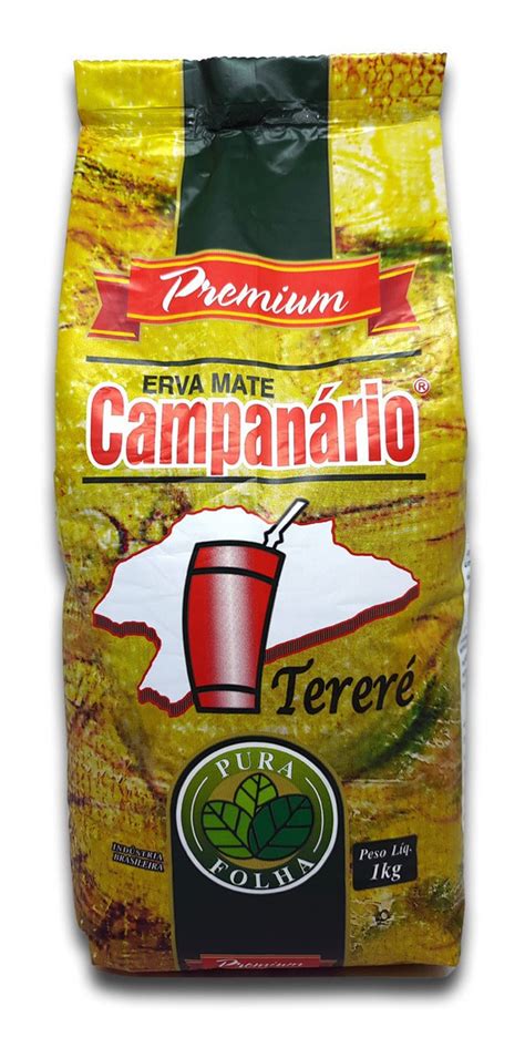 Erva Mate Campanário Para Tereré Pura Folha Premium 1 Kg MercadoLivre