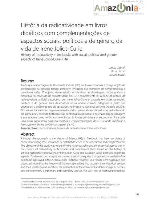 PDF História da radioatividade em livros didáticos