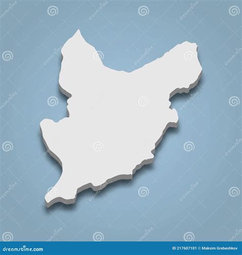 3d Isometric Map Of Whitsunday Is An Island In Whitsunday Islands ...