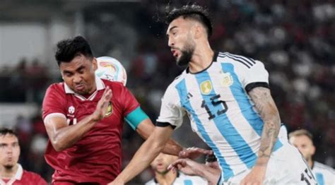 Meski Kalah Dari Argentina Timnas Indonesia Masih Lebih Baik Dibanding