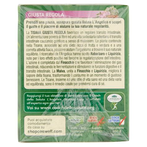 L Angelica Nutraceutica Le Tisane Giusta Regola 20 Filtri Everli