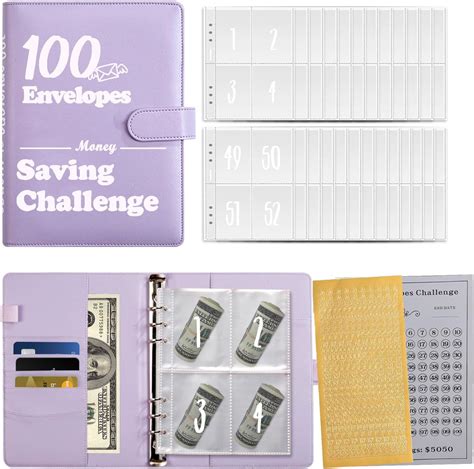 Amazon Shawgge Envelopes Money Saving Challenge Binder Budget