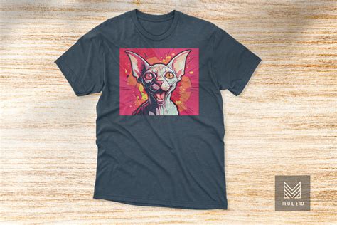 Pop Art Sphynx Cat T Shirt Design Graphic By Mulew · Creative Fabrica