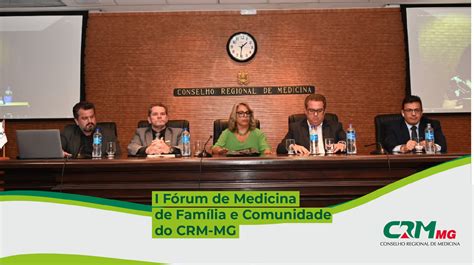 I Fórum de Medicina de Família e Comunidade do CRM MG Comunicados do