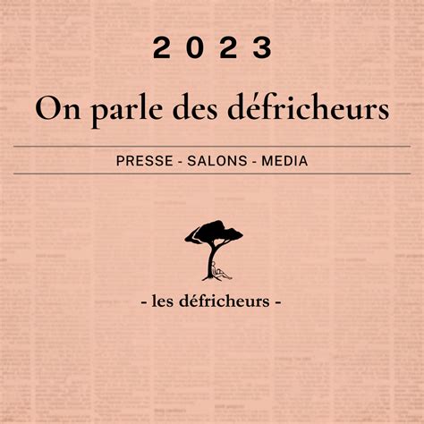 On en parle 2023 les défricheurs